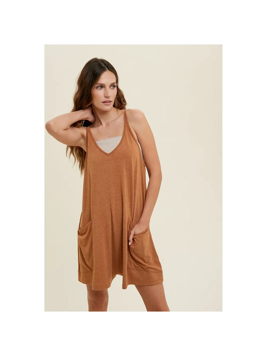 Slub Knit Romper