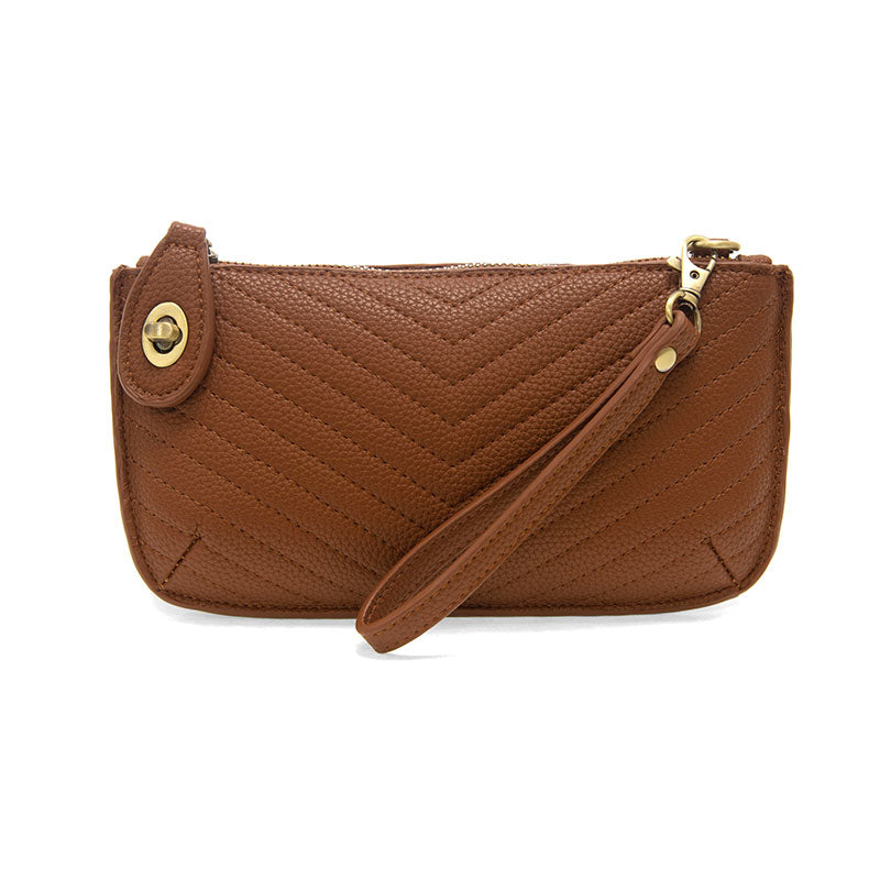 Quilted Mini Crossbody Wristlet Clutch