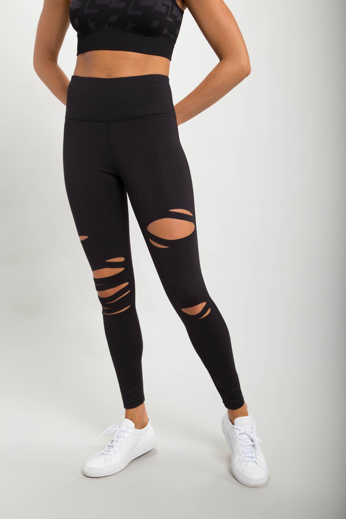 Laser-Cut Highwaist Leggings