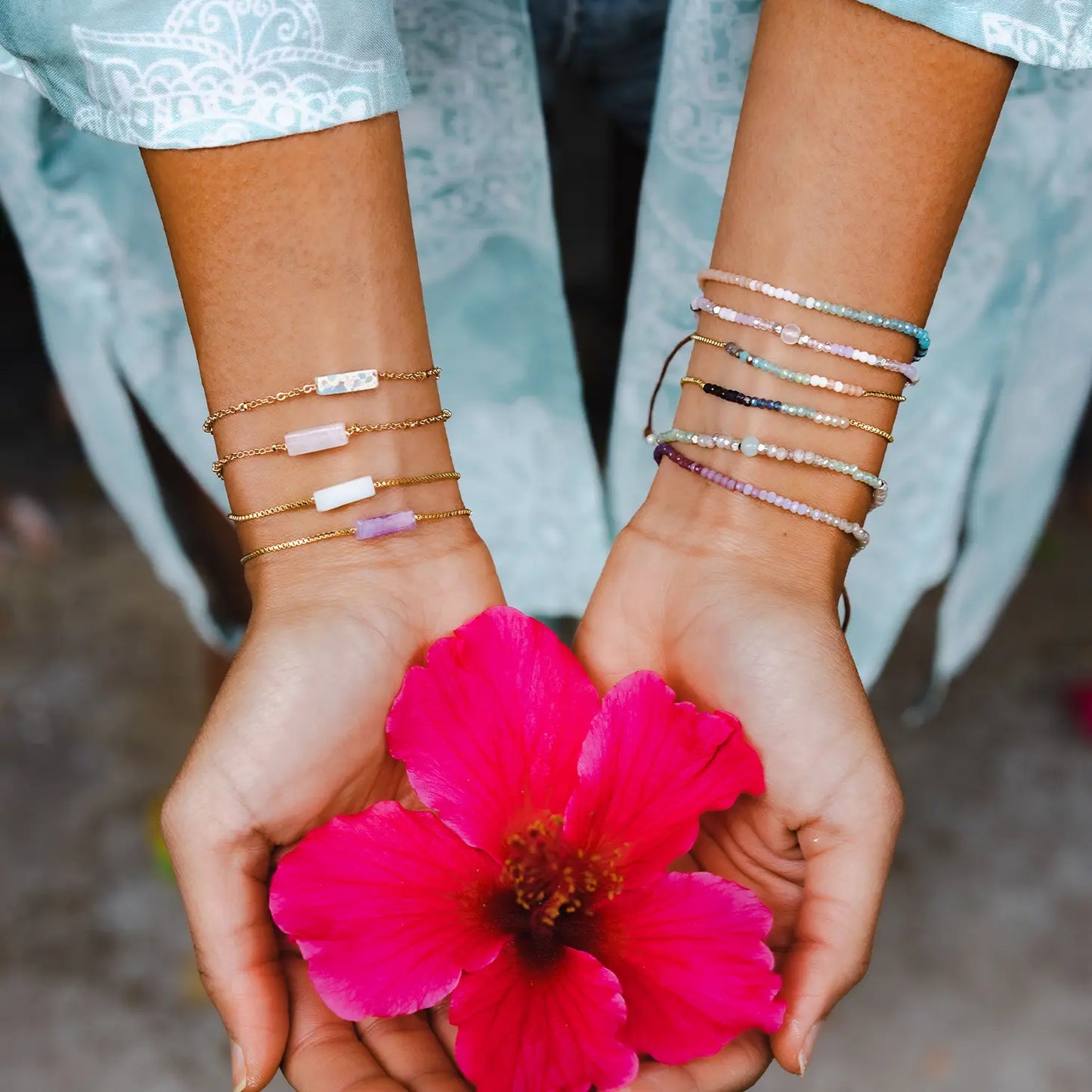 Goddess Crystal Stone Bracelets