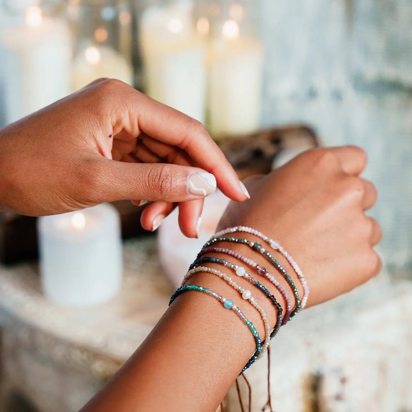 Goddess Crystal Stone Bracelets