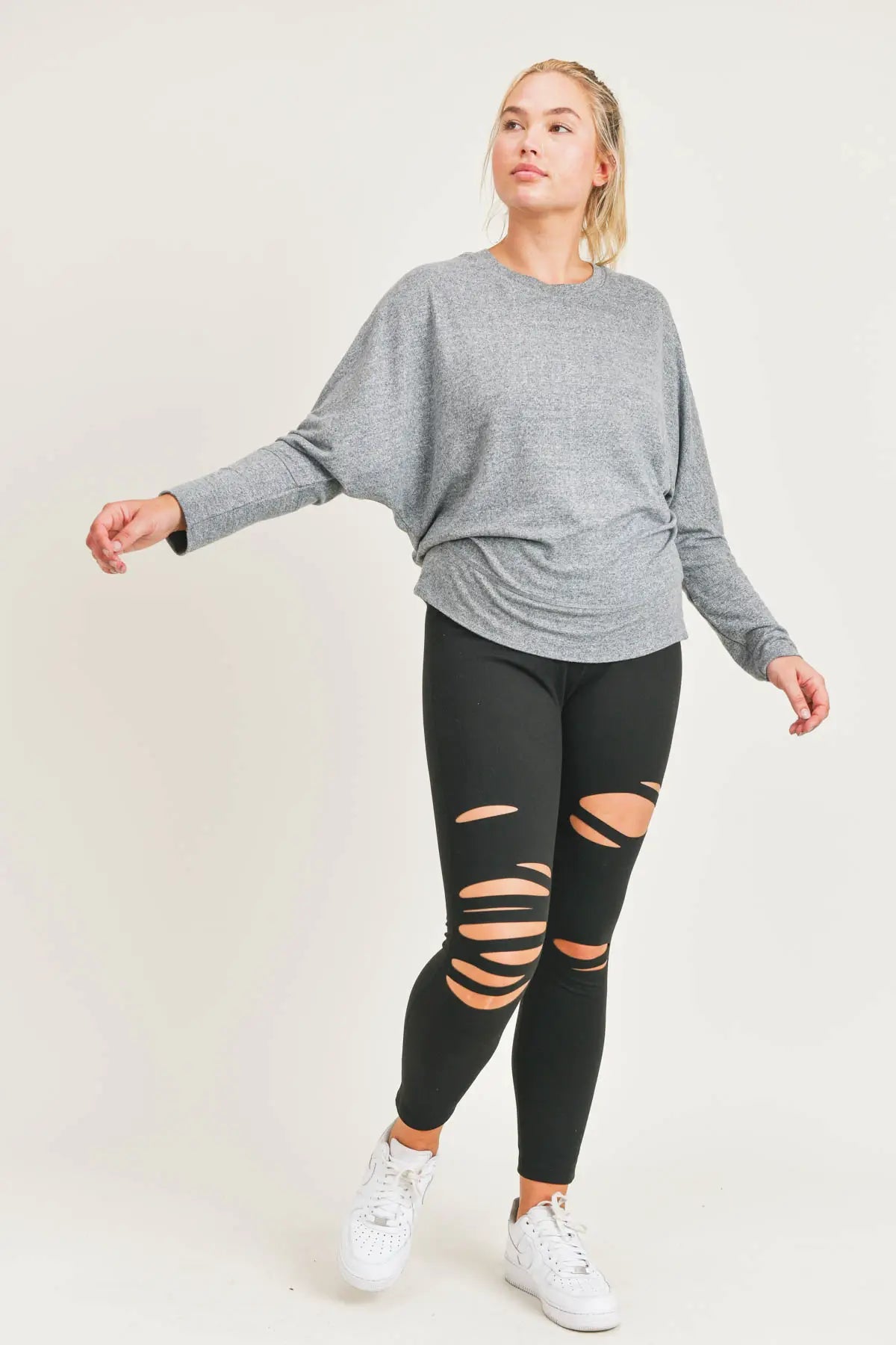 Laser-Cut Highwaist Leggings