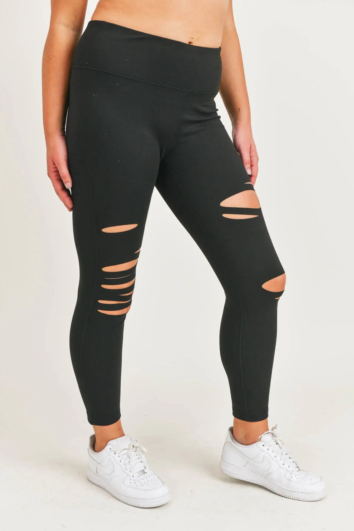 Laser-Cut Highwaist Leggings