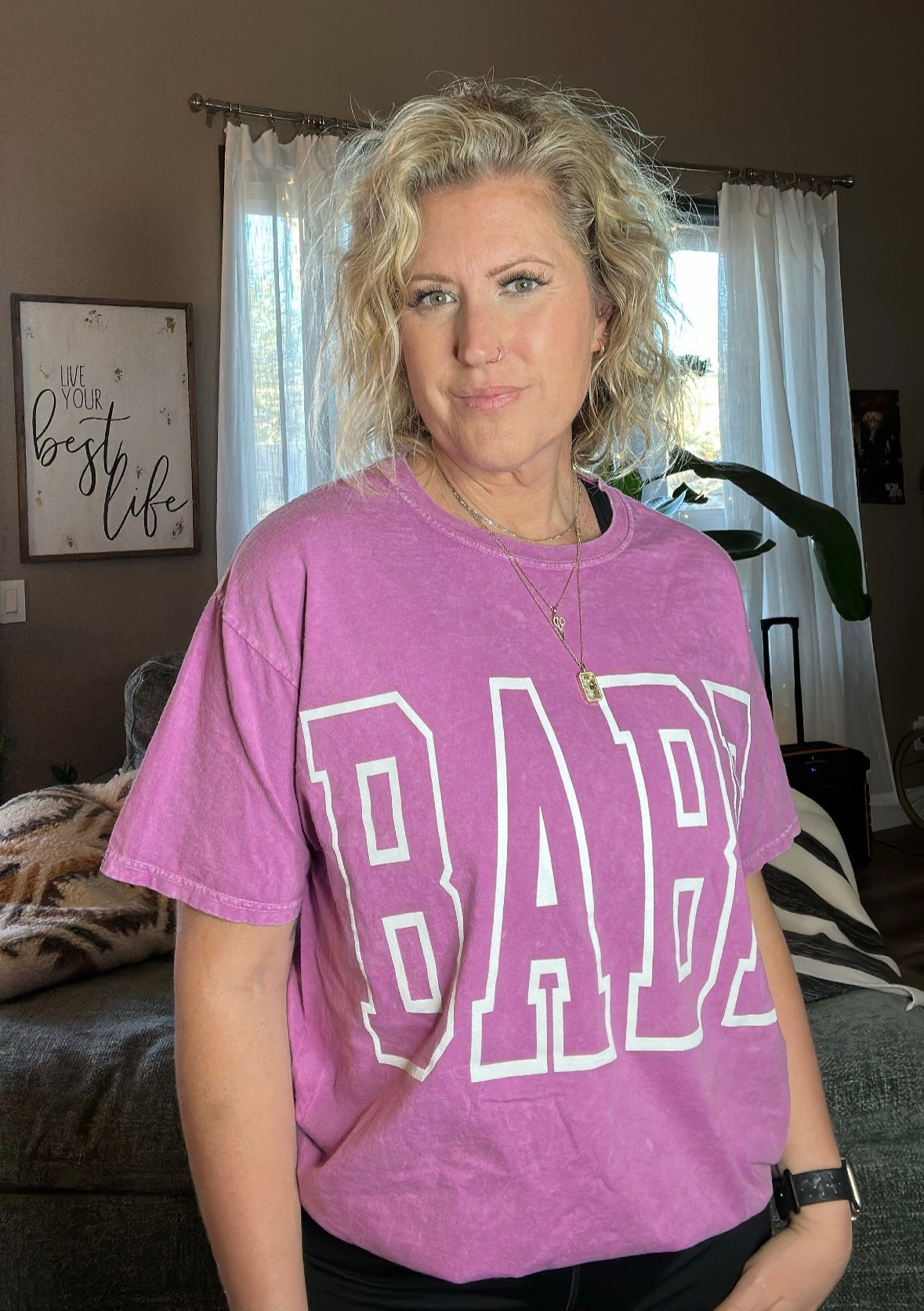 Babe Mineral-Washed Tee